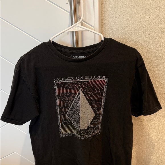 Volcom Boys Black Graphic T-Shirt - Picture 1 of 1